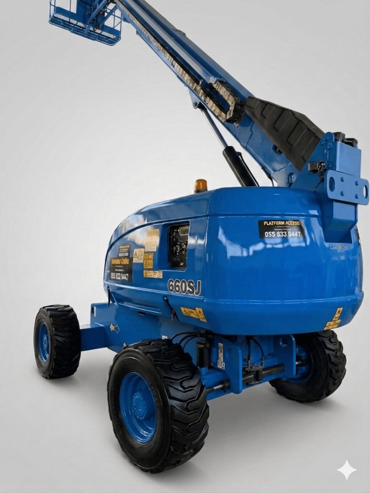22 Meter Telescopic Boom Lift hire Dubai - JLG 660SJ Diesel 4x4